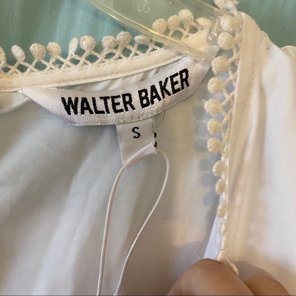 Walter Baker Dress NWT Fit & Flare White Sz Small - Picture 3 of 9